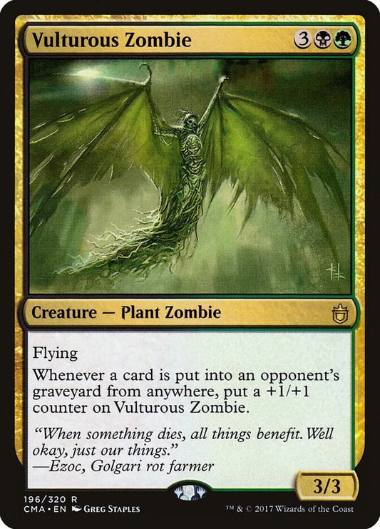 Vulturous Zombie - Rare - 196/320