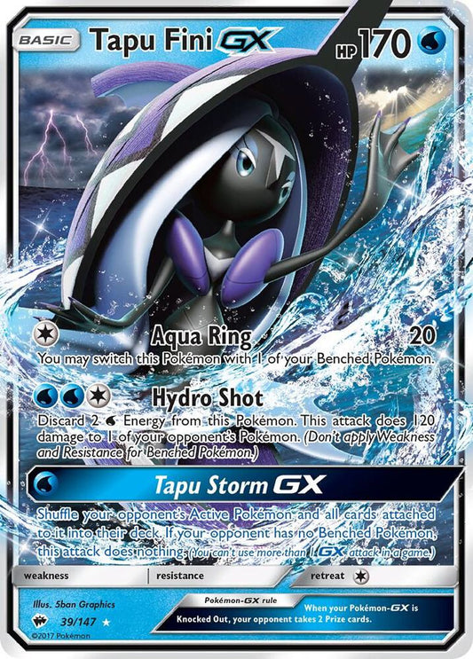 Tapu Fini GX - Holofoil - 39/147
