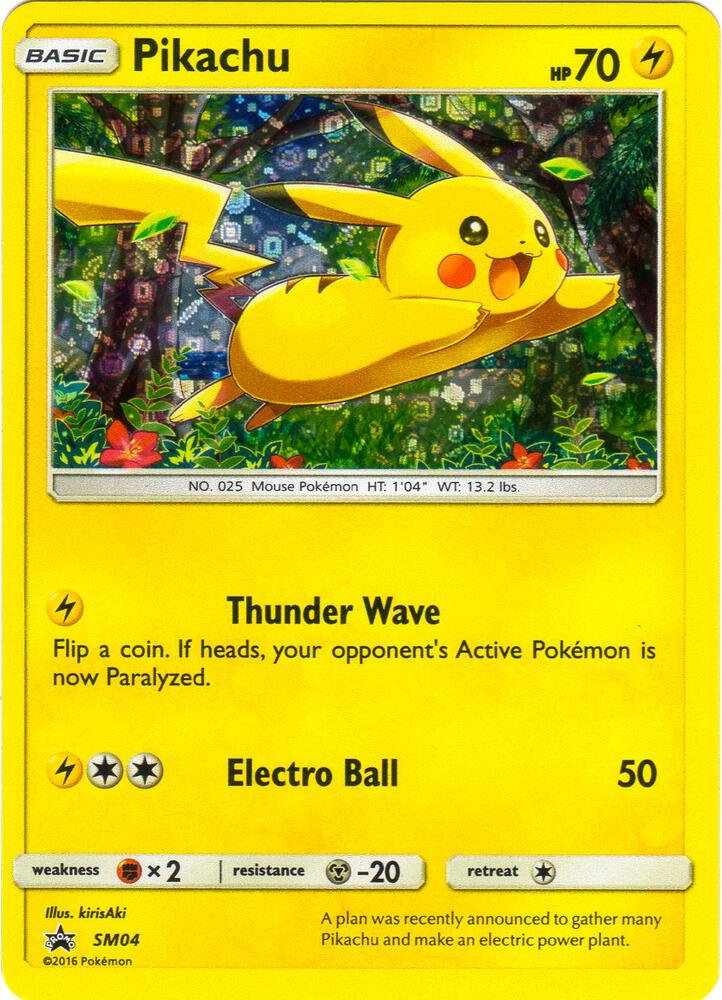 Pikachu (General Mills Promo) - Holofoil - SM04