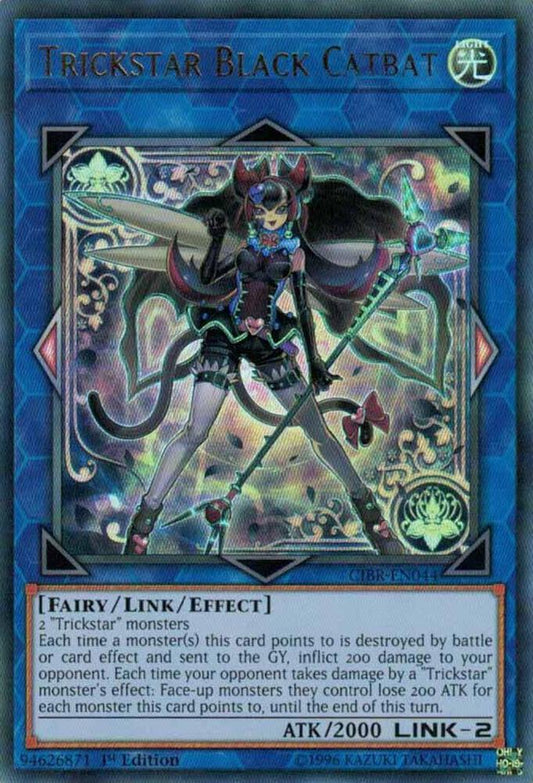 Trickstar Black Catbat - Ultra Rare - 1st Edition - CIBR-EN044