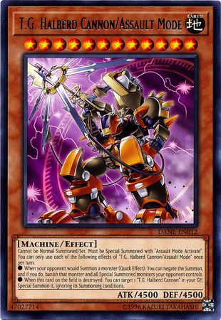 T.G Halberd Cannon/Assault Mode - Rare - Unlimited - DANE-EN012