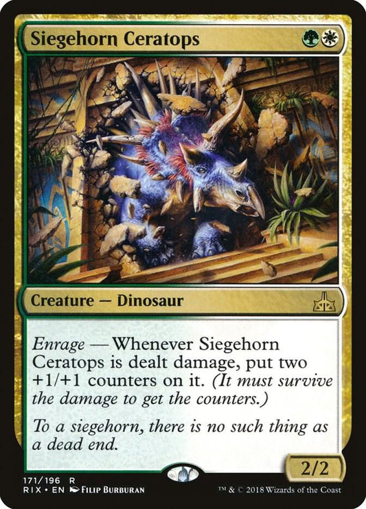 Siegehorn Ceratops - Rare - 171/196