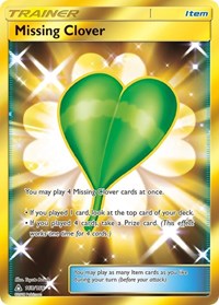 Missing Clover - Holofoil - 168/156
