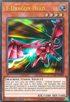 Y - Dragon Head - Ultra Rare - 1st Edition - LCKC-EN006