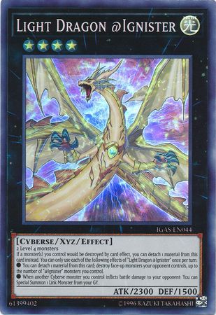 Light Dragon @ignister - Super Rare - Unlimited - IGAS-EN044