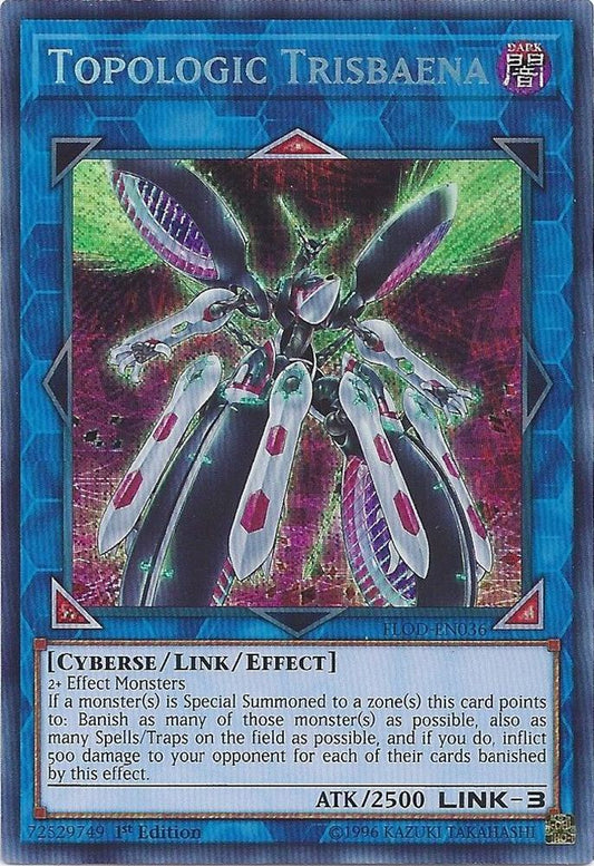 Topologic Trisbaena - Secret Rare - 1st Edition - FLOD-EN036