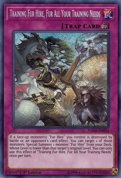 Training Fur Hire, Fur All Your Training Needs - Secret Rare - 1st Edition - DASA-EN026
