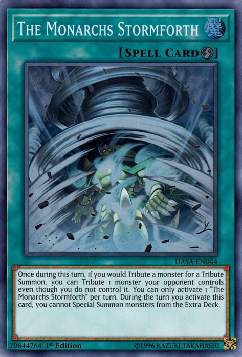 The Monarchs Stormforth - Super Rare - 1st Edition - DASA-EN044