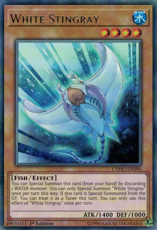 White Stingray (Rare) - 1st Edition - CYHO-EN096