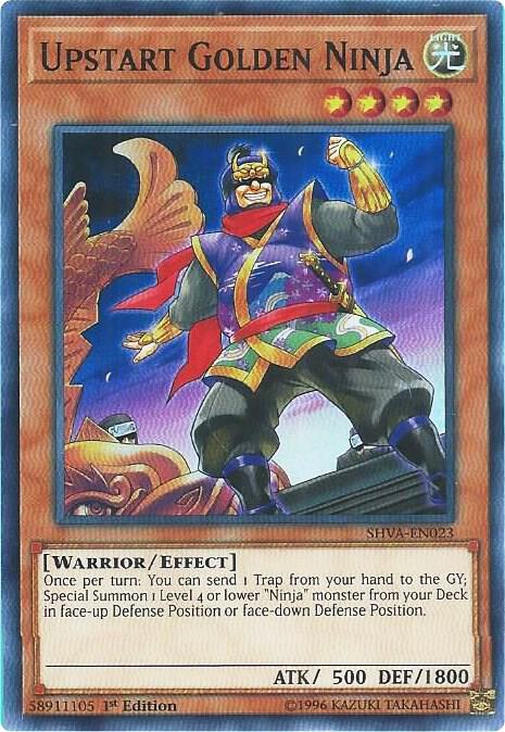 Upstart Golden Ninja (Super Rare) - 1st Edition - SHVA-EN023