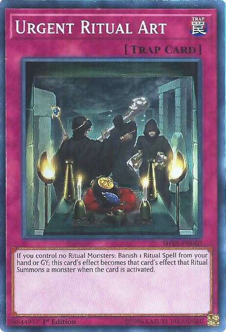 Urgent Ritual Art - super rare - 1st edition - SHVA-EN060