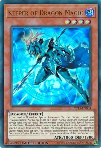 Keeper of Dragon Magic - Ultra Rare - Limited Edition - CT15-EN004