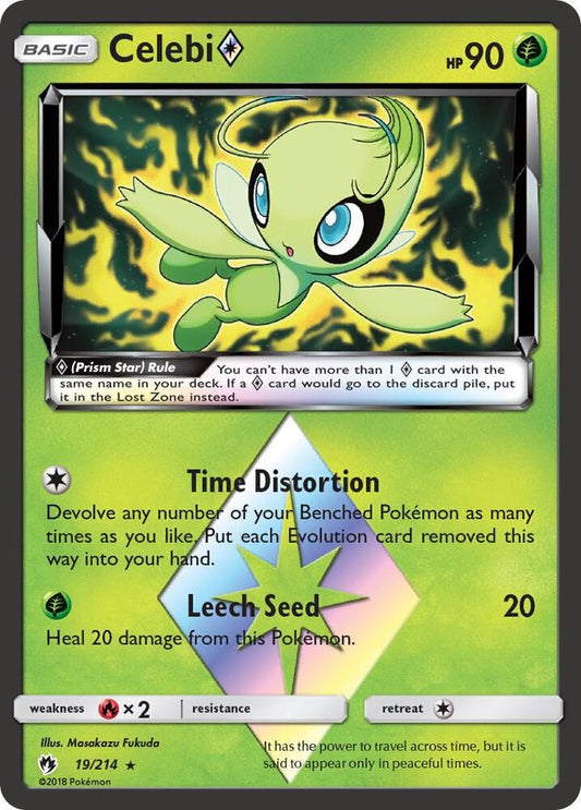Celebi Prism Star - Lightly Played - 19/214