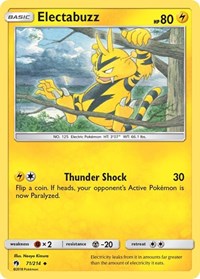 Electabuzz - Reverse Holofoil - 71/214