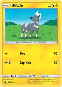 Blitzle - Reverse Lightning Holofoil - 81/214