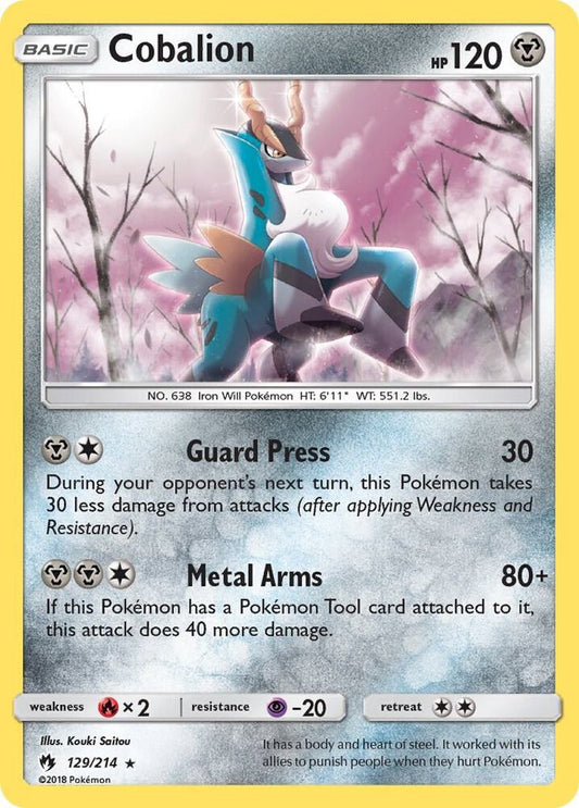 Cobalion - Holofoil - 129/214