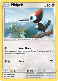 Pikipek - Reverse Holofoil - 164/214
