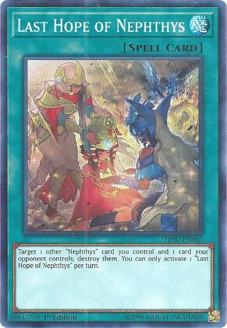 Last Hope of Nephthys - 1st Edition - HISU-EN010