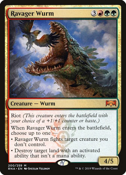 Ravager Wurm - Mythic Rare - 200/259