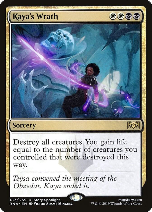 Kaya's Wrath - Rare - 187/259