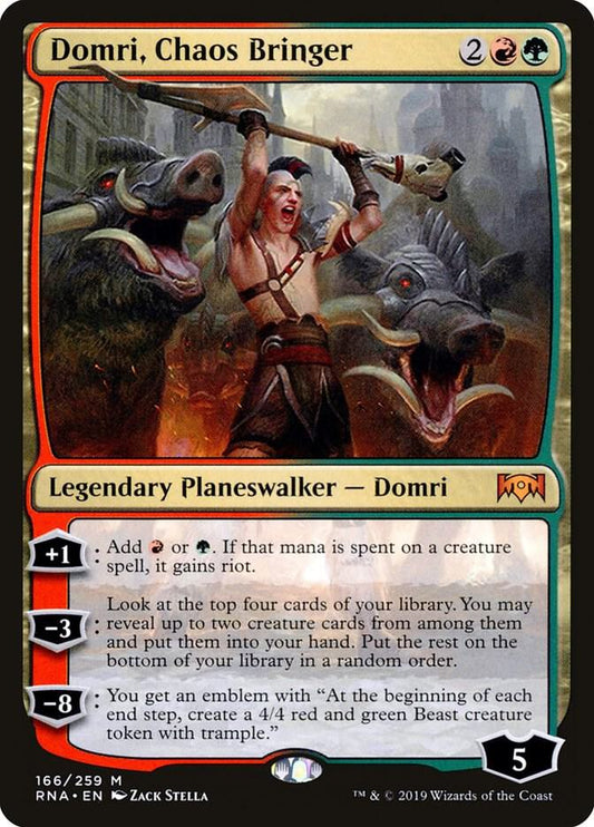 Domri, Chaos Bringer - Mythic- 166/259