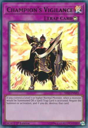 Champion's Vigilance - ultra rare - 1st edition - SS02-ENV01