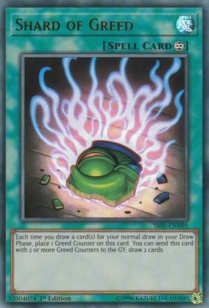 Shard of Greed (Ultra Rare) - 1st Edition - SS01-ENV01