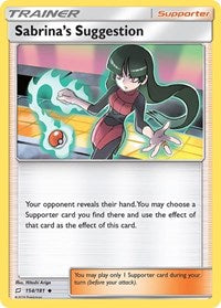 Sabrina's Suggestion - Reverse Holofoil - 154/181