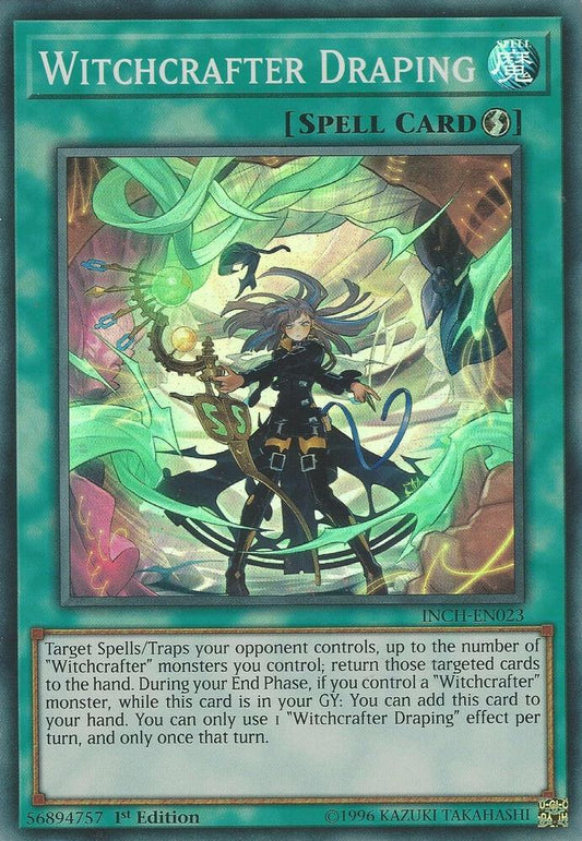 Witchcrafter Draping (Super Rare) - 1st Edition - INCH-EN023