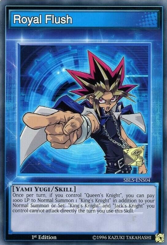 Royal Flush (Super Rare) - 1st Edition - SBLS-ENS04