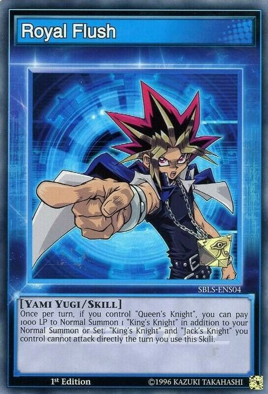 Royal Flush (Super Rare) - 1st Edition - SBLS-ENS04