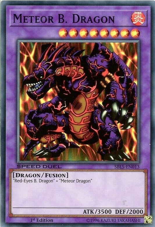 Meteor B. Dragon - Super Rare - 1st Edition - SBLS-EN013