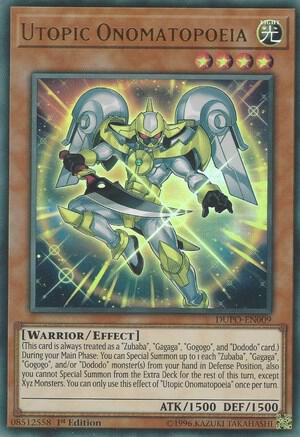 Utopic Onomatopoeia  - Ultra Rare - 1st Edition - DUPO-EN009