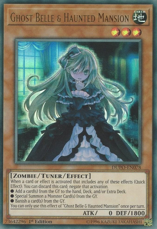 Ghost Belle & Haunted Mansion - Ultra Rare - 1st Edition - DUPO-EN078