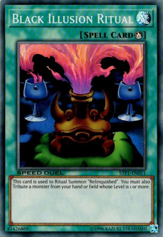 Black Illusion Ritual - Super Rare - Unlimited - STP1-EN011