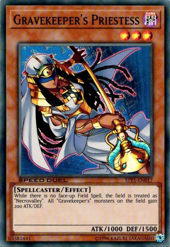 Gravekeeper's Priestess (Super Rare) - Unlimited - STP1-EN017