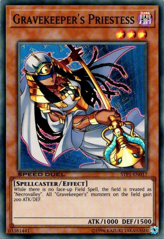 Gravekeeper's Priestess (Super Rare) - Unlimited - STP1-EN017