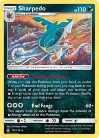 Sharpedo - Reverse Holofoil - 111/214