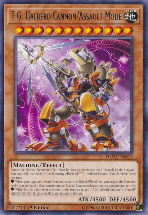 T.G Halberd Cannon/Assault Mode - Rare - 1st Edition - DANE-EN012