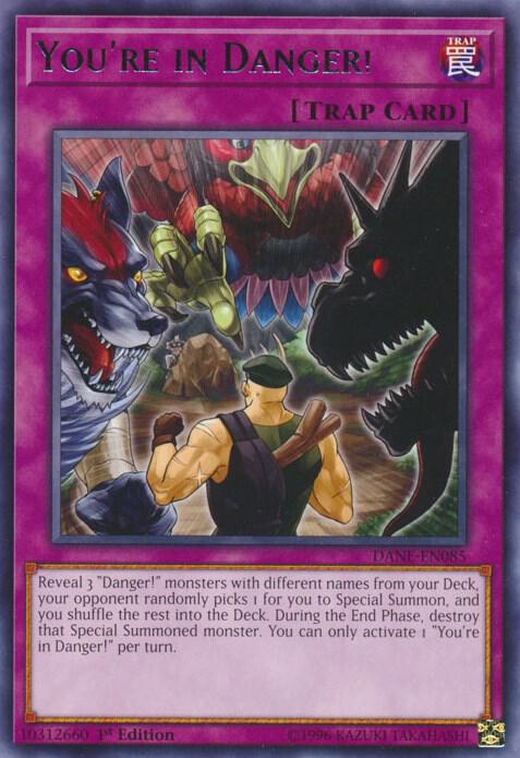 You're In Danger! - Rare - 1st Edition - DANE-EN085