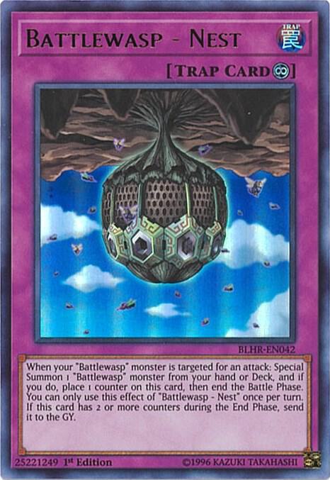 Battlewasp - Nest - Ultra Rare - 1st Edition - BLHR-EN042