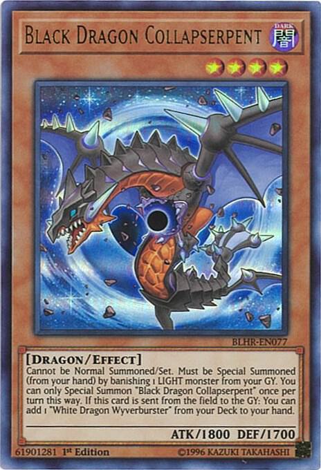 Black Dragon Collapserpent - Ultra Rare - 1st Edition - BLHR-EN077