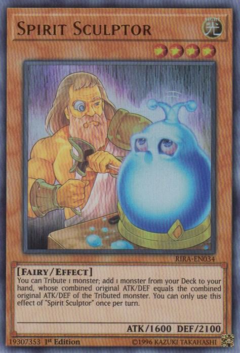 Spirit Sculptor - Ultra Rare - 1st Edition - RIRA-EN034