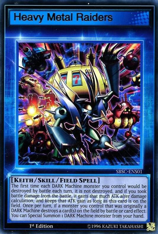 Heavy Metal Raiders (Skill Card) (Ultra Rare) - 1st Edition - SBSC-ENS01