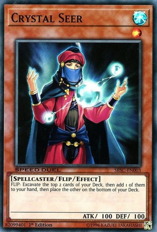 Crystal Seer (Super Rare) - 1st Edition - SBSC-EN003