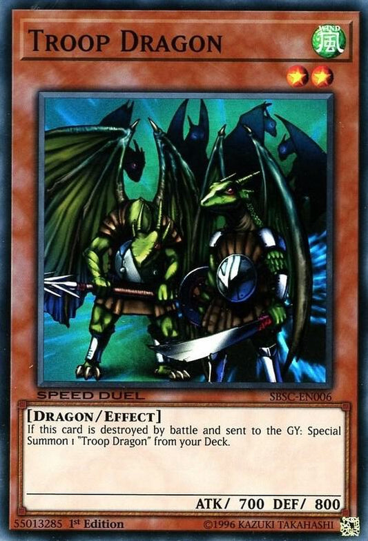 Troop Dragon - Super Rare - 1st edition - SBSC-EN006