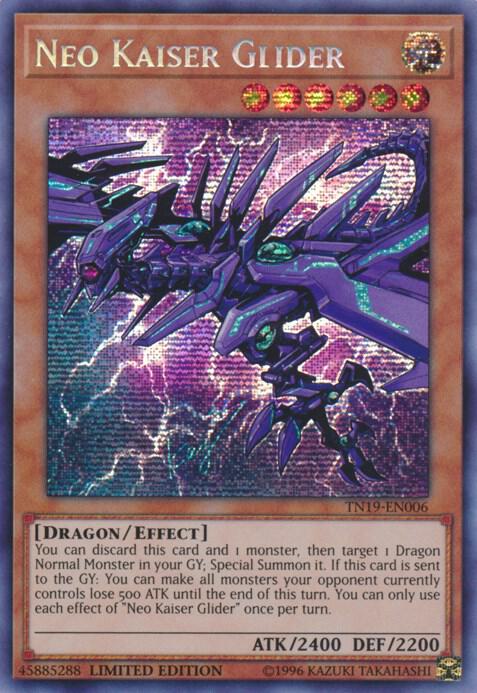 Neo Kaiser Glider - Prismatic Secret Rare - 1st Edition - TN19-EN006