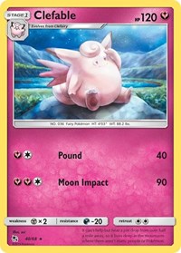 Clefable - Reverse Holofoil - 40/68