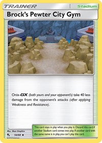 Brock's Pewter City Gym - Reverse Holofoil - 54/68