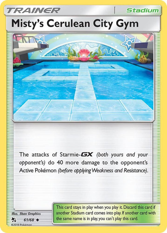 Misty's Cerulean City Gym - 61/68 - Reverse Holofoil